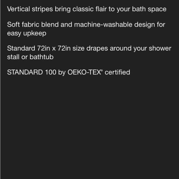 Threshold’s  Shower Curtain - Picture 6 of 7